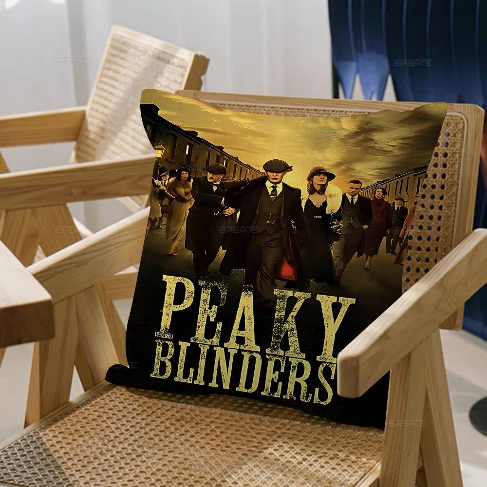 Movie P-Peaky B-Blinders Cushion Cover Pillowcase Upholstery Sofa Throw Pillow Home Decor Pillowcas