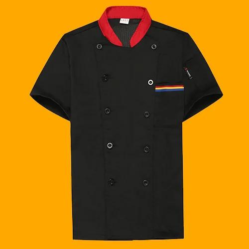 Men and Women Chef Uniforms Long-sleeved Kitchen Breathable Work Clothes 2024 New Summer Thin Cake Shop Chef Uniforms for