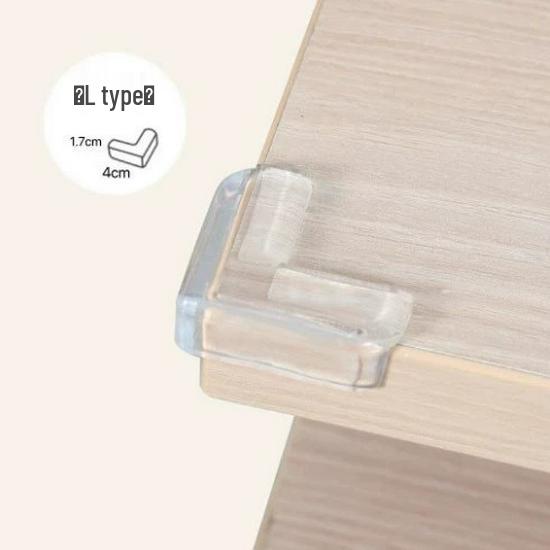 Children's Transparent Soft PVC Corner Protectors for Tables and Furniture