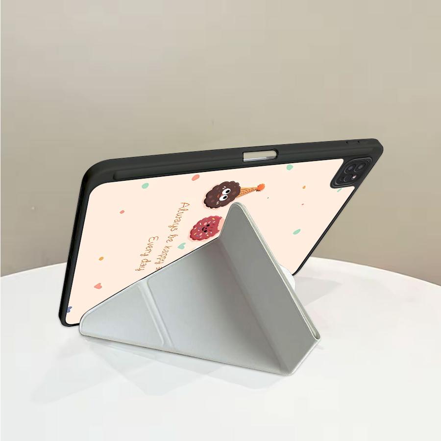 Holder Cover Tablet Case For iPad Pro 11th 10th 9th 8th 7th 12.9inch Pro 2025 Mini 6 7 Air 4 5 M3 M2 1 2 M4 11inch Four Cartoon