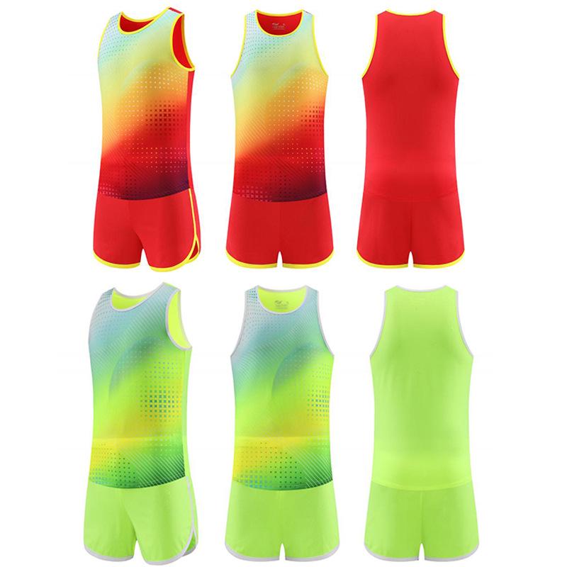 

Men s & Women s Summer Marathon Training Uniform Set Women 2XL