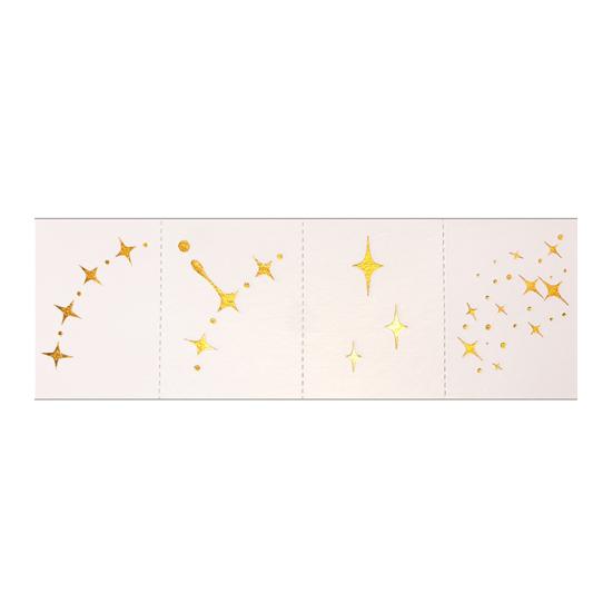 Temporary Tattoos Stickers, The Corner of The Eye Tattoos with Heart Star Pattern, Temporary Body Art Stickers for Adults Kids Party Use