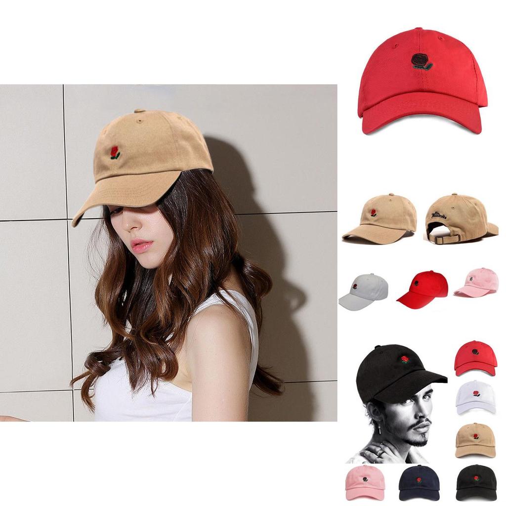 Cappellino da Baseball Snapback Premium Nuovo The Hundreds Dad Hat Ricamato con Fiore Rosa