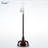 Zhongxin PVC Toilet Plunger with Stainless Steel Handle and Hanging Ring - Durable, Non-Deforming Design with Protective Shell