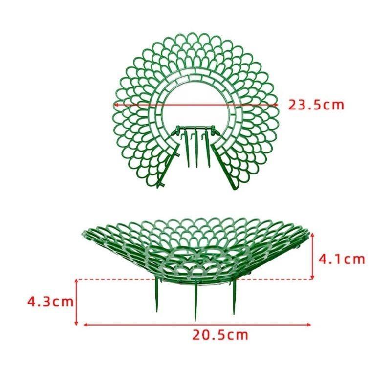 

1Pcs Strawberry Plant Supports With 3 Sturdy Legs Strawberry Growing Racks Protector Frame Holder Cage From Mold Rot Dirt зелений