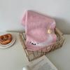 Autumn and winter new lazy fur pom-pom kitten knit scarf for women, Korean style sweet and versatile student warm neck warmer