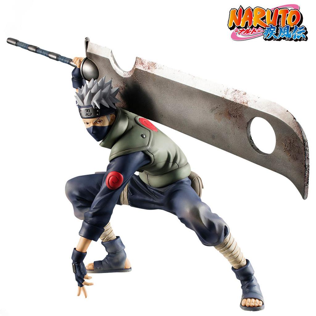 18CM Hatake Kakashi Figure Anime NARUTO Shippuden Desktop Golf Momochi Ninja Ninja Tool Model Toy Gift Collection Ornaments PVC