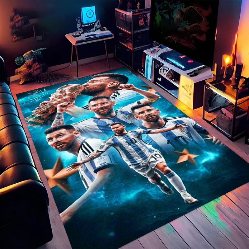 Lionel Messi: FC Barcelona Legend carpet Doormat Home Decor Fashion Office chair cushion Doormat