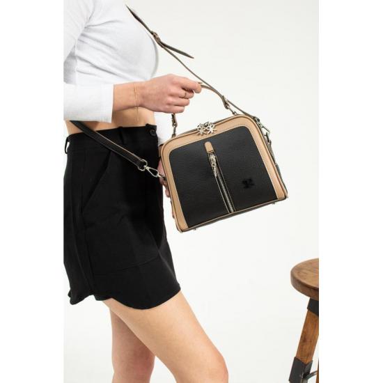 Taschen und Koffer Tara Red Kamel Damen Schultertasche und Tasche 20x24 Größe