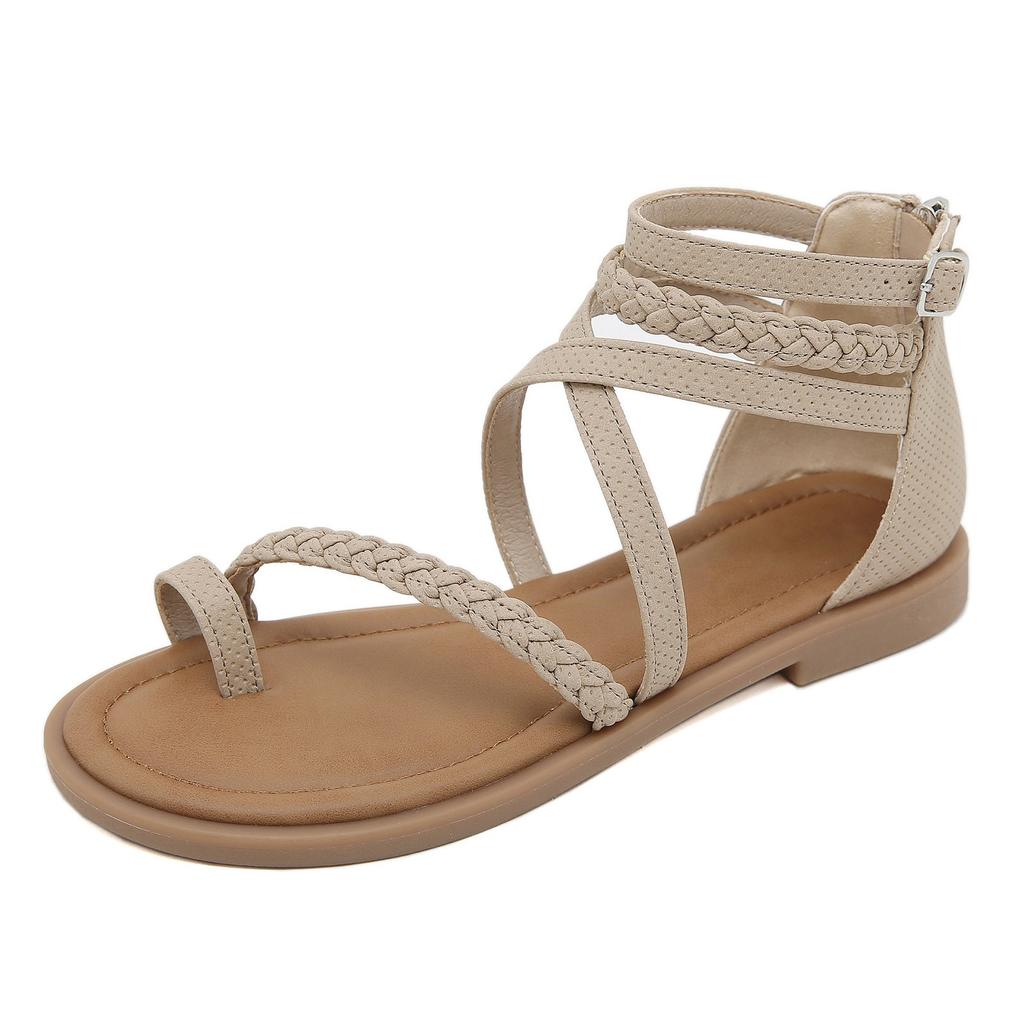 Plain Women Sandals With Arch Support Comfortable Sandal Women Flip Flops Dressy Summer Walking Wedge Shoes Slippers For Woman