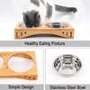 New Product Elevated Dog cat Bowls Adjustable Raised Pet Bowl Stand Feeder Anti slip Non Toxic