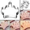 3 Pcs/set of Stainless Steel Fondant Biscuit Mold Cutter Pastry Mold Cake Decoration Mold