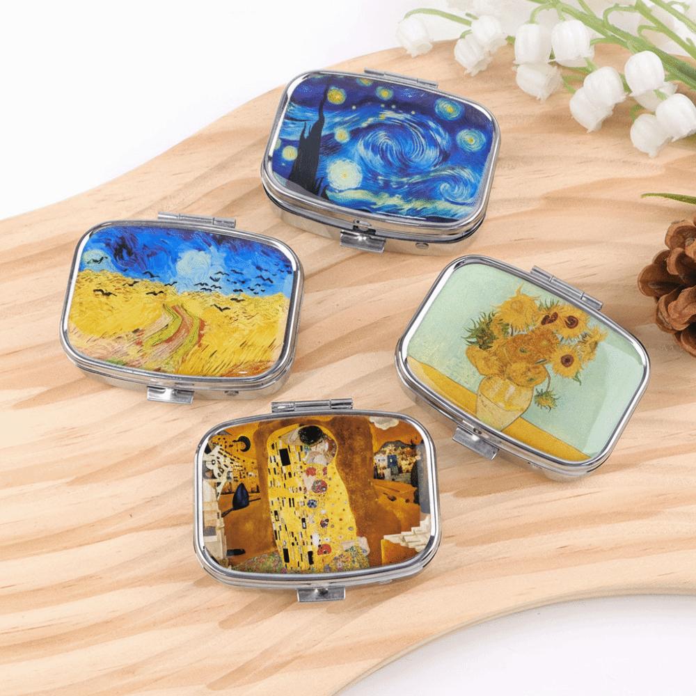 Oil Painting Pill Box Light-proof Travel Sealed Box Portable Storage Case