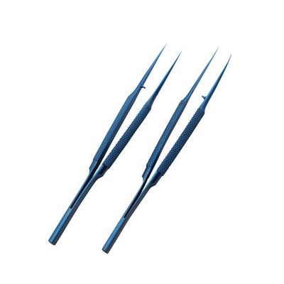 2025 Trend 2 PCS Maintenance Tool Of Titanium Alloy Tweezers Machine 0.15Mm Demagnetization Of Sharp-Pointed Straight Bending Tw