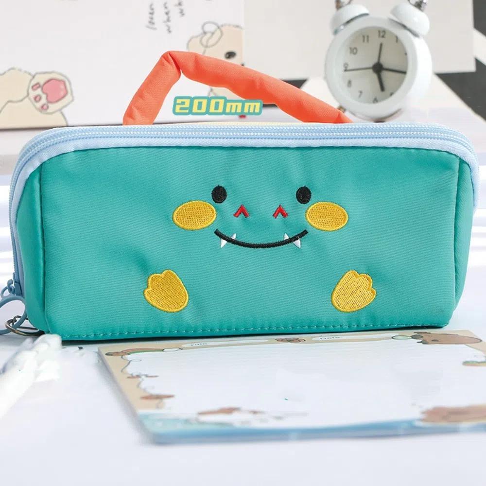 Cosmetics Storage Korean Pencil Bag Large Capacity Makeup Bag Office Supplies