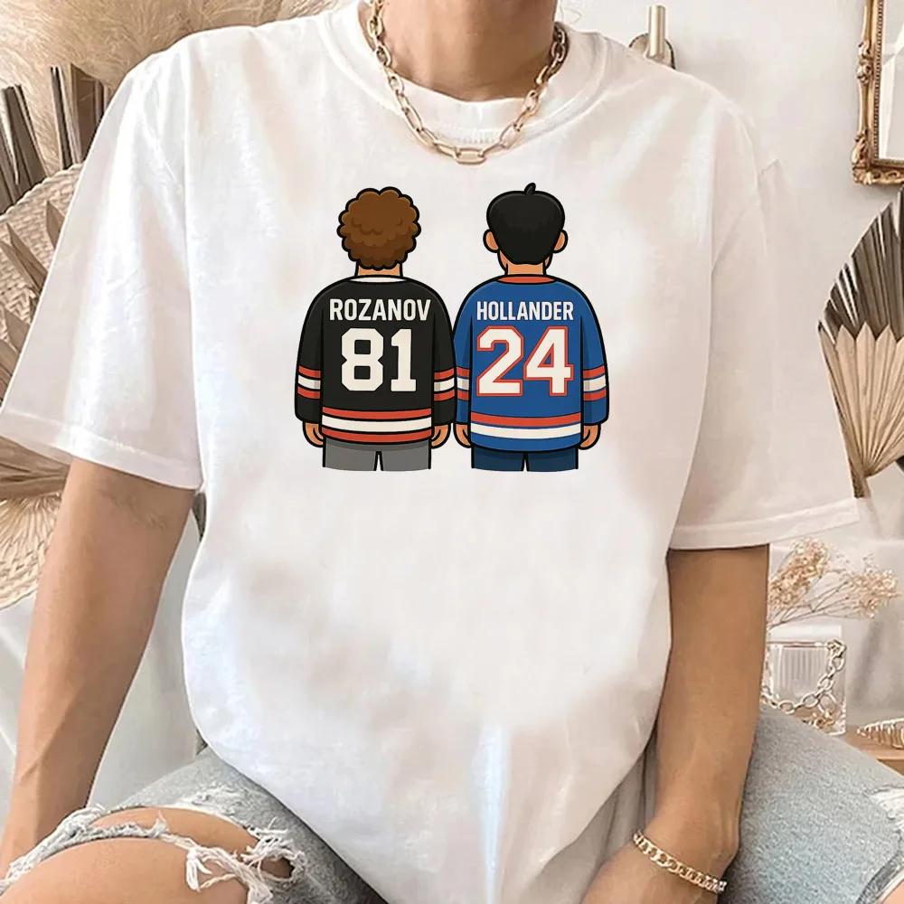 Cotton Breathable Childrens Tshirt 2026 Summer New American Ice Hockey Print Casual Parentchild Outfit for Boys and Girls
