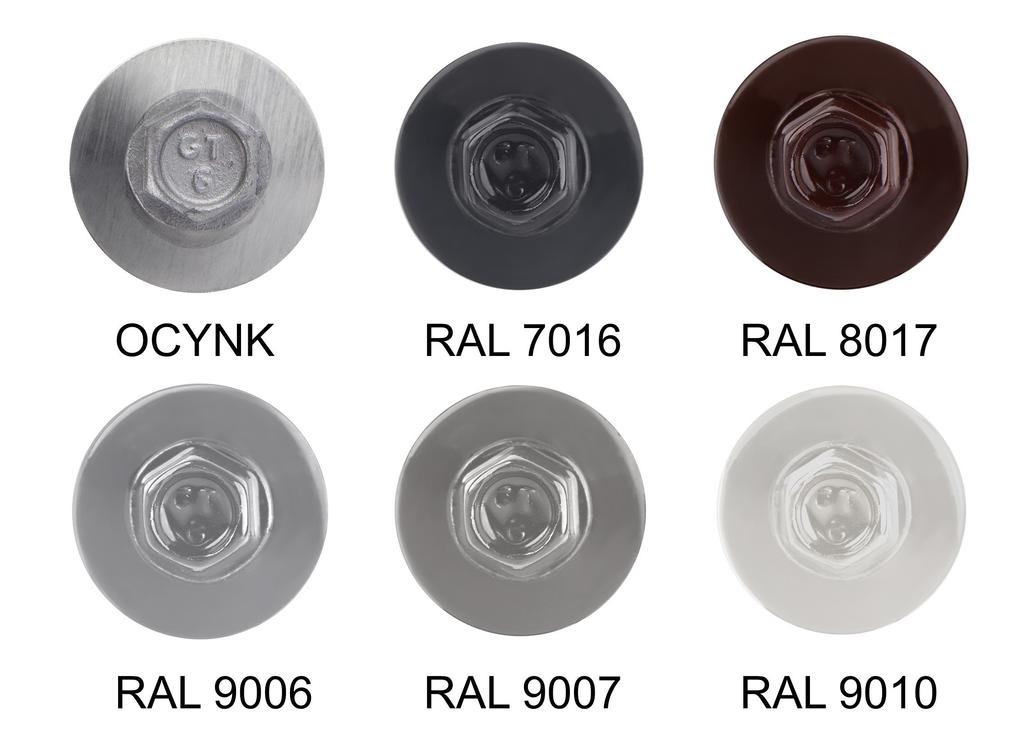 GTR6 SP A19 screws 5.5/6.3x110mm RAL 9010
