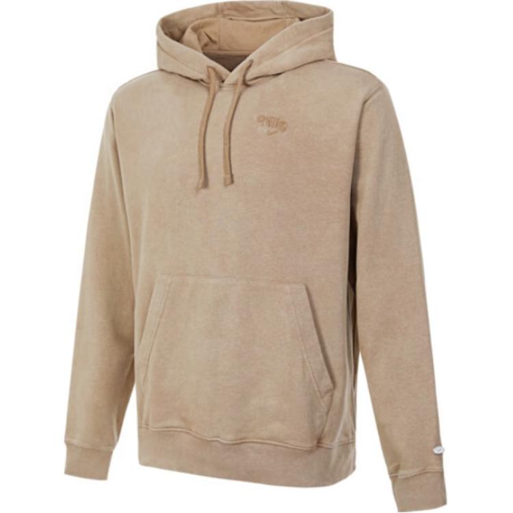

Nike Club AS NSW PO FT HDY Fine Solid Color Comfortable Soft Versatile Hoodie Men hoodies Khaki HQ4954200 S