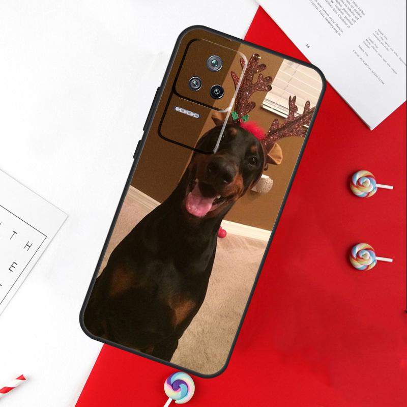 Animal Doberman Dog Cover For Xiaomi 15 Ultra 13 14 11T 12T 13T 14T Pro POCO X7 Pro X3 X5 X6 M6 F5 F6 Pro Case