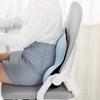 1pc Solid Color Office Waist Protection Cushion Car Seat Backrest Cushion Car Accessories Memory Cotton Support Waist Pillow Fit The Lumbar Spine