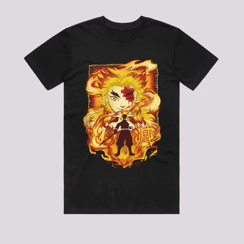 Anime Attack Of Flame TShirt Size S4XL Gift For Friends For Kids