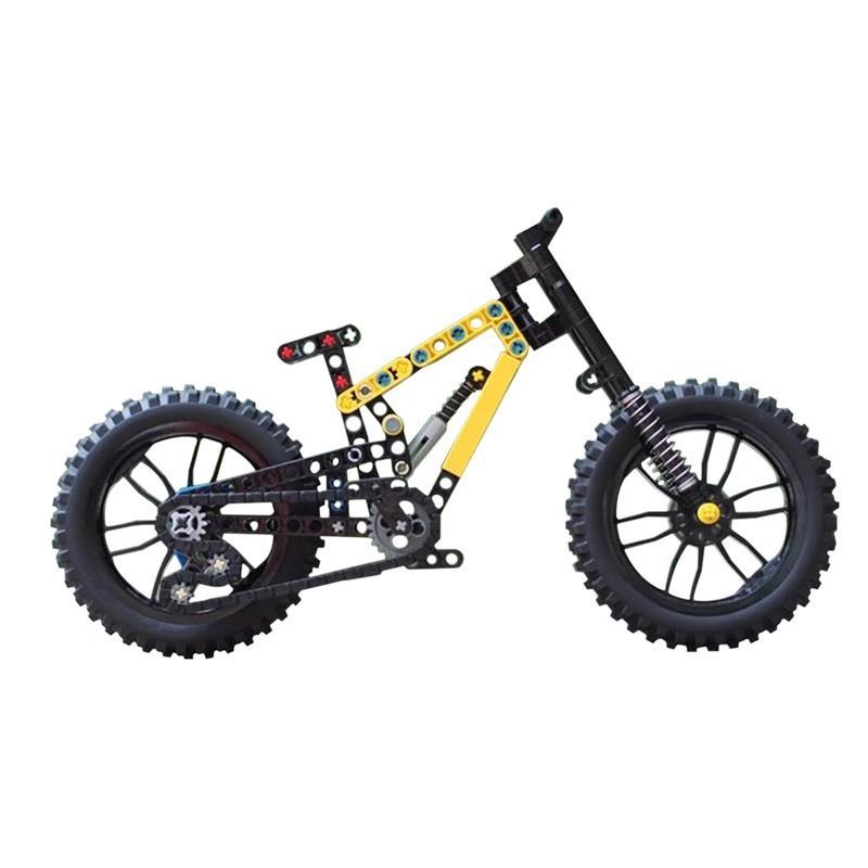 Bai Fen Bai Dolls And Toys Moc Building Blocks Mountain Bike Assembly Mechanical Technology Educational Toy Creative Bricks Stem Learning Diy Project