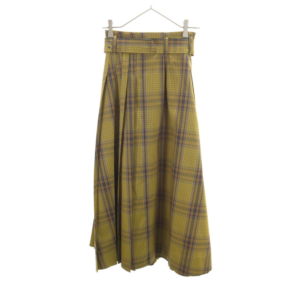 Beauty products UNITED TOKYO made in Japan Check Pattern Long length Pleated Wrap skirt Women Used