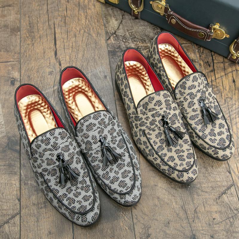 Men Retro Tassel Shoes Men Casual Comfortable Fashionable Small Leather Shoes Men Business Brand Lefu Shoes Size 38-47