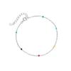 Korean Style S925 Sterling Silver Dopamine Color Minimalist Bracelet