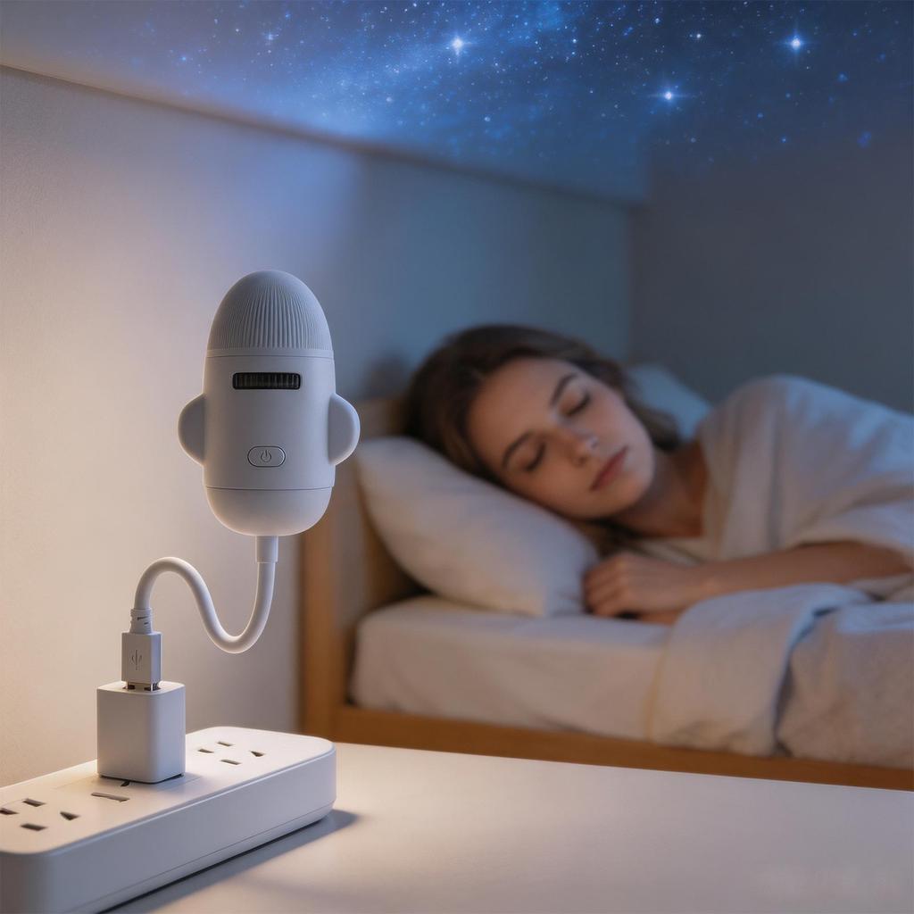 Star Projector Night Light, Card Insertion Projection Lamp with Replaceable Film Slides for Car Ambient Light and Bedroom