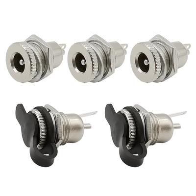 For DC Male Socket Panel Female Female Panel Parts
