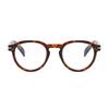 Colorful Circular Eyeglasses Ladies Men Transparent Eyewear Designer Style Style Sleek Clear Glasses Trendy Prescription Spectacle Frame Frame