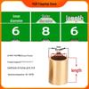Self-Lubricating Oil-Impregnated Copper Bearing Bushing, Inner Guide 3-5, 6-8, 10-14, 15-32