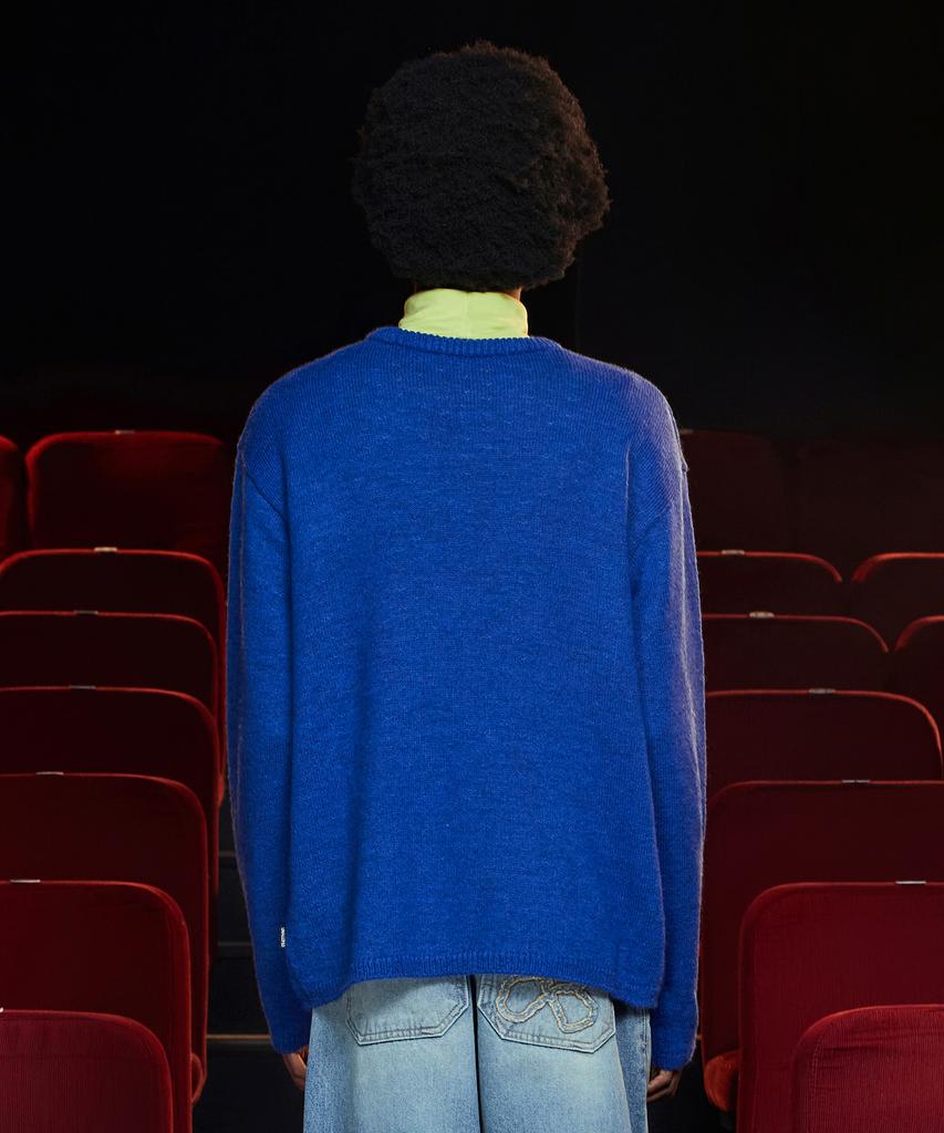 UNALLOYED Distressed Mohair Knit / Blue
