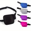1PCS Black Single Eye Patch Adjustable 3D Foam Groove Eyeshades For Lazy Eyes Medical Use Concave Eye Patch