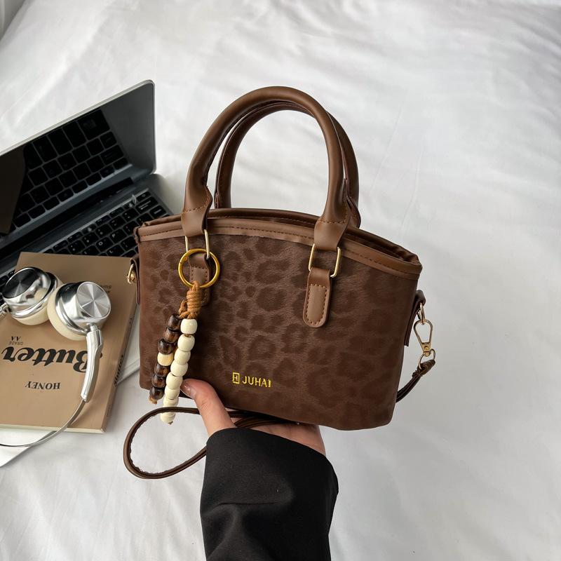 

Classic Leopard Print Top Handle Bags Women Fashi Versatile Shoulder Bag Large Capacity Crossbody Stroage Bag Multi Functial
