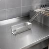 Stainless Steel Perforated Fry Basket Food-Grade Kitchen Gadget Heat-Resistant