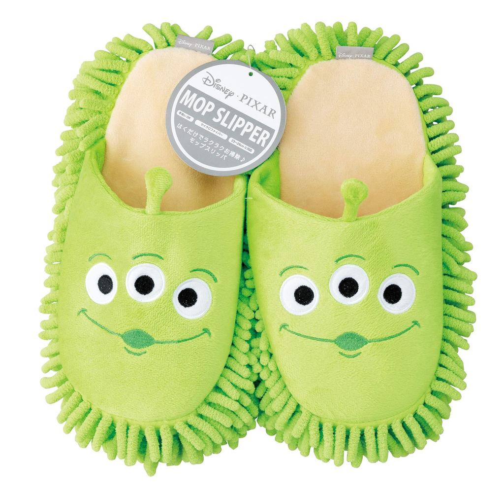 Seto Craft Fits Disney Mop Slippers, Green, approx. 23-26cm, Series, Slippers, Alien, SD-6306