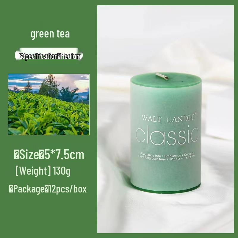 

Цилиндрические цветные бездымные романтические ароматические свечи