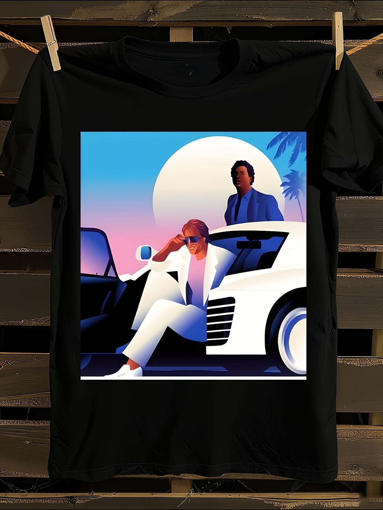 Miami Vice Retro 80s TV Show Tshirt S