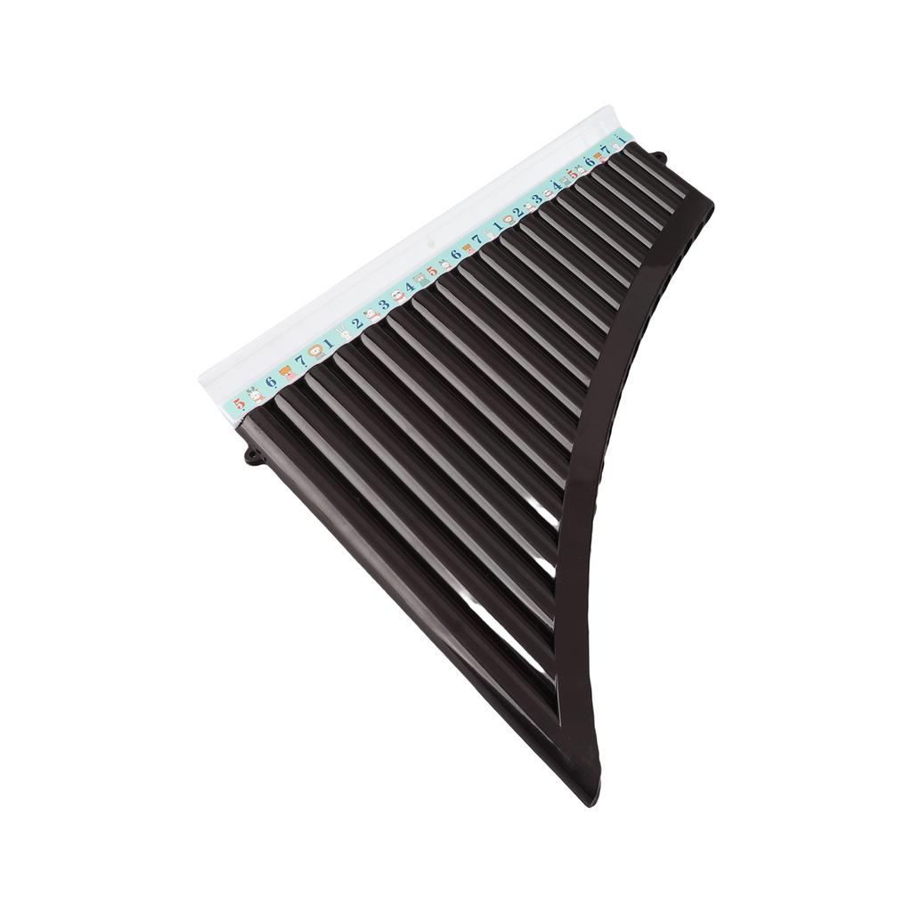 18 Pipes Pan Flute C Key Panpipes Pan Pipes with Mouthpiece Wind Instrument for Students Beginners with Carrying Bag