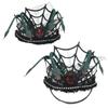 Halloween Cosplay Snake Crystal Headband Costume Accessory for Masquerades and Parties Black