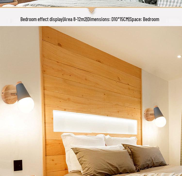 Modern Nordic Wall Lamp: Stylish Lighting for Bedroom, Living Room, Bar, or Staircase