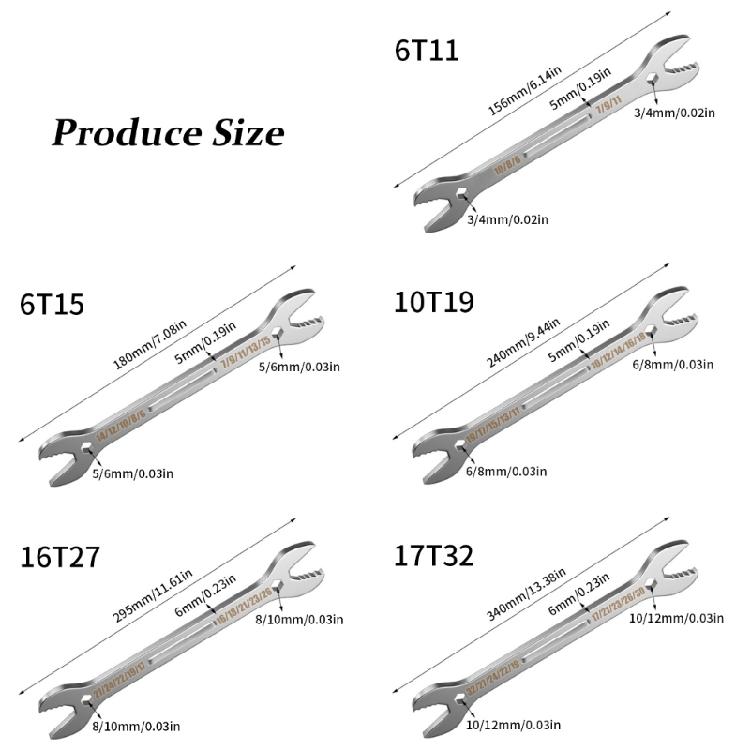 Double Head Wrench 45# Steel Spanner Hand Tool Adjustable Size Ranging For Long Time Use in Various Applications