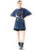 Soipeuyukaen Oversized Loose Fit Pigment Print T-Shirt