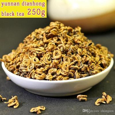 2023 Czarna herbata DianGong słodka złota śruba Yunnan kurczak DianHong deqing herbata 250g