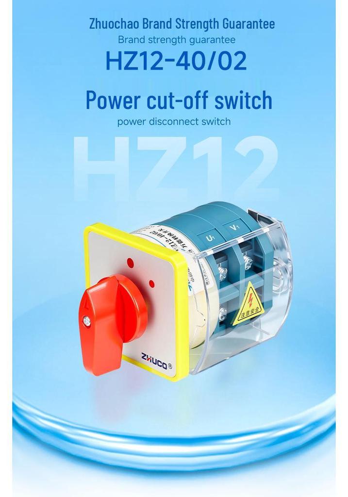 Zhuochao HZ12-40/02 Dual-Position Power Disconnect Switch