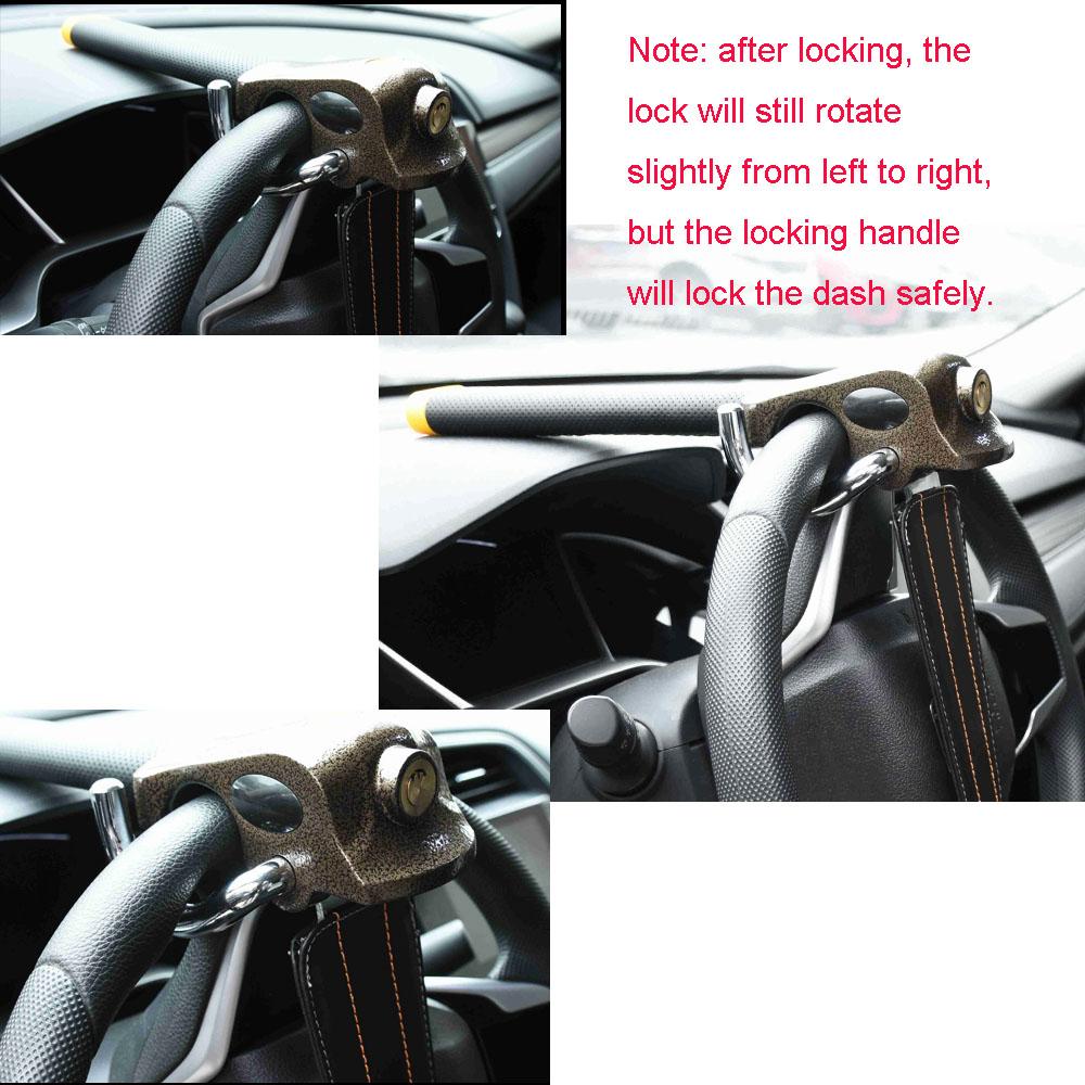 Zámek volantu pro těžké vozy, vysoce zabezpečené zařízení proti krádeži s klaksonem