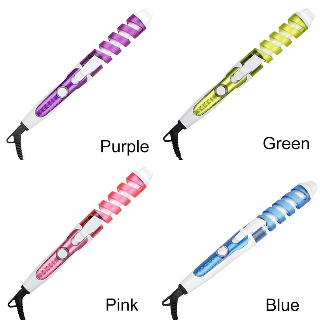 Spiral Perm Curling Iron Hairdressing Tool With American Standard Plug For Home Hair Styling And Professional Use