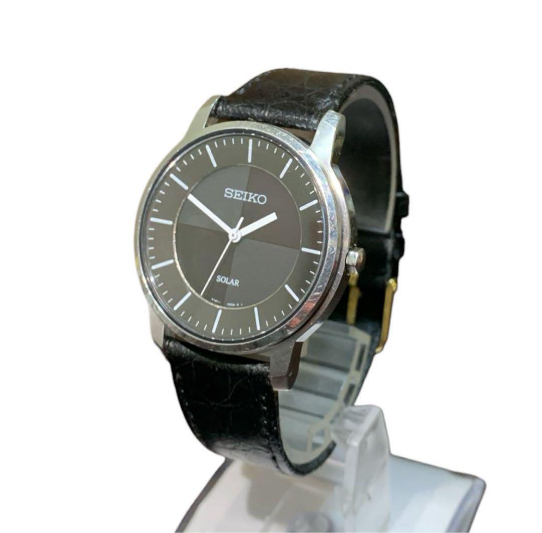 

[USED] SEIKO Riki V181-0BK0 Men s Solar Watch